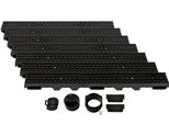 Set Di Canali Di Drenaggio Scarmaxx B125, Scarico Dell'acqua Piovana - Altezza 60 Mm - 7 M