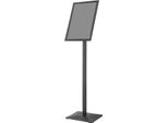 Supporto Per Insegne Succebuy, 27,9 X 43,2 Cm, Supporto Verticale E Orizzontale Regolabile, Robusto Espositore Da Pavimento Con Base In Metallo Per Pubblicità, Uso Esterno, Nero
