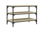 Syfax™ Panca Porta Scarpe Rovere Sonoma 70X38,5X49Cm Legno Multistrato
