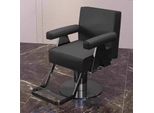 360Home Sedia Poltrona Sedia Girevole Schienale Sedia Girevole Nero Nero