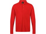 Regatta Professional TRS222 | Pro 65/35 Long Sleeve Polo Xs Bis 4XL - Farbe: Classic Red - GrößE: S