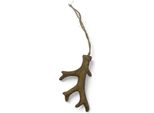 Appendino Decorativo In Corno - Marrone - 9 Cm