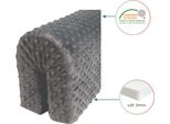Protezione Per Il Bordo Del Letto Per Bambini Cuscino Per Il Bordo Del Letto Protezione Anticaduta Minky, Grigio 90 Cm