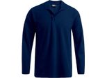 Promodoro 4600 | Polo Uomo Manica Lunga Pesante - Colore: Navy - Taglia: Xl