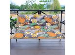 Cuscino Impermeabile Per Panchina Cuscino Di Seduta E Cuscino Di Schienale Cuscino Per Panca Da Giardino Mobili Da Giardino Hollywood Altalene, 150X100X10Cm, Colorato