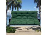 Cuscino Impermeabile Per Panca Cuscino Di Seduta E Cuscino Di Schienale Cuscino Per Panca Panca Da Giardino Mobili Da Giardino Hollywood Altalene, 150X100X10Cm, Verde Scuro