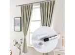Jopassy Asta Tenda Doccia In Acciaio Inox Asta Telescopica Asta Morsetto Asta Doccia Senza Foratura 70-120Cm