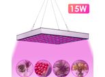 Lampada Per Piante Jopassy Led A Spettro Completo 15W 225Leds Luce Per Piante Luce Per Piante Da Interno, Idroponica, Semina Interna Di Fiori Veg, Verdure E Fiori