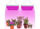 Jopassy 2Pcs Lampada Per Piante A Spettro Completo 225 Led 15W Luce Per Piante Da Interno Lampada Per Piante Da Coltivazione Lampada Da Coltivazione
