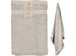 Asciugamano In Cotone - Grigio Chiaro - 70 X 140 Cm