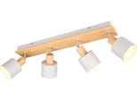Lampade Trio Faretto Da Soffitto Shanti A 4 Luci Dh 9X19,50 Cm Colorato Faretto