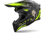 Casco Motocross Airoh Wraaap Darkness, Nero/Giallo Neon, Xl (61/62)
