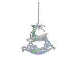 Renna Da Decorazione Natalizia Clayre & Eef 11 Cm In Plastica Color Argento