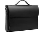 Cartella In Pelle Da Uomo Per Laptop Da 15,6 Pollici - Elegante Borsa Business Con Tracolla - Borsa In Pelle Premium Per Il Lavoro - Borsa Messenger