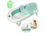 Vaschetta Da Bagno Per Bambini Set Di Vaschette Da Bagno Per Bambini Vaschetta Da Bagno Da Viaggio Pieghevole Con Termometro Per Bambini Da 0-36 Mesi
