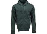 Felpa Con Cappuccio E Zip Verde Bosco, Taglia 4XL Mascot 22486-378-34