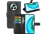 Per Honor Magic 6 Smart Cellulare Custodia Nera Custodia In Pelle Finta Cover Case Book