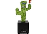 Dekofigur Goebel "James Rizzi - Desert Life", GrüN, B:7Cm H:21Cm T:10Cm, Porzellan, Dekofiguren, Sammelfigur, Tierfigur