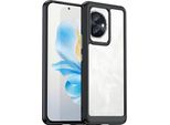 Custodia Per Honor 100 Trasparente, Protettiva In Silicone Tpu Antiurto Nero