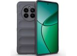 Custodia Per Realme 12+ Custodia Protettiva In Silicone Tpu Morbido Antiurto Grigio Scuro