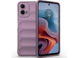 Custodia Per Motorola Moto G34 Custodia Protettiva In Silicone Tpu Morbido Antiurto Viola