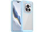 Custodia Per Honor Magic6 Pro Trasparente, Protettiva In Silicone Tpu Antiurto Blu