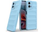 Custodia Per Motorola Moto G34 Custodia Protettiva In Silicone Tpu Morbido Antiurto Blu