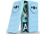Custodia Per Xiaomi Redmi A3 Custodia Protettiva In Silicone Tpu Morbido Antiurto Blu