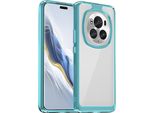 Custodia Per Honor Magic6 Pro Trasparente, Protettiva In Silicone Tpu Antiurto Azzurro
