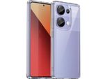 Custodia Per Xiaomi Redmi Note 13 Pro 4G Trasparente, Antiurto Tpu Silicone Custodia Protettiva Trasparente