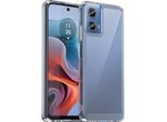 Custodia Per Motorola Moto G34 Trasparente, Custodia Protettiva In Silicone Tpu Antiurto Trasparente
