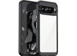 Custodia Per Google Pixel 9 Pro Trasparente, Protettiva In Silicone Tpu Antiurto Nero