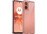 Custodia Per Motorola Moto G04 / G24 Trasparente, Antiurto Tpu Silicone Custodia Protettiva Trasparente