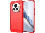 Custodia Per Honor Magic6 In Silicone Tpu Morbido, Fibra Di Carbonio, Custodia Protettiva Antiurto Rossa