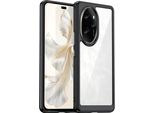 Custodia Per Honor 100 Pro Trasparente, Protettiva In Silicone Tpu Antiurto Nero