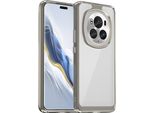 Custodia Per Honor Magic6 Pro Trasparente, Antiurto In Silicone Tpu Protettiva Grigio
