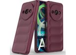Custodia Per Xiaomi Redmi A3 Custodia Protettiva In Silicone Tpu Morbido Antiurto Maroon