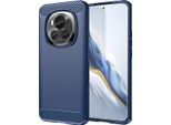 Custodia Per Honor Magic6 In Silicone Tpu Morbido, Fibra Di Carbonio, Custodia Protettiva Antiurto Blu