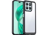 Custodia Per Honor X8B Trasparente, Protettiva In Silicone Tpu Antiurto Nero