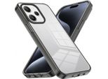 Custodia Per Xiaomi Redmi 12 Custodia Protettiva In Tpu Antiscivolo, Trasparente, Antiurto Nero