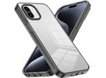 Custodia Per Xiaomi Redmi A1 Custodia Protettiva In Tpu Antiscivolo, Trasparente, Antiurto Nero