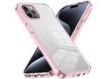 Custodia Per Iphone 11 Pro Antiscivolo Crystal Clear Antiurto Tpu Bumper Custodia Per Cellulare Rosa