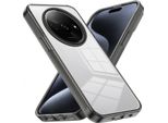 Custodia Per Xiaomi Redmi A3 Custodia Protettiva In Tpu Antiscivolo, Trasparente, Antiurto Nero