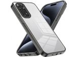 Custodia Per Xiaomi Redmi Note 11 4G/Note 11S Custodia Protettiva In Tpu Antiscivolo, Trasparente E Antiurto Nero