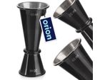 Caraffa Dosatrice Da Bar Orion Caraffa Dosatrice Da Cocktail A Doppia Misura Per Barman Jigger In Acciaio Inox Nero 20/40 Ml