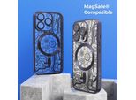 Prio Elegante Telefono Cellulare Caso Mag Per Iphone 16 Pro (6,3 Pollici) Nero