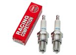Set Di Candele Ngk 2X BR9EG Da Corsa / Candela Da Corsa Soppressa, Filettatura Lunga 19,0 Mm Ø 14,0 Mm Esagono 20,8 Mm, Distanza Tra Gli Elettrodi 0,75 Mm, Potere Calorifico 9, 3230 / 4015