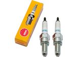 Set Di Candele Ngk 2X CR9EK Candela Con Soppressione Delle Interferenze, Filettatura Lunga 19,0 Mm Ø 10,0 Mm Esagono 16,0 Mm, Elettrodo A 2 Masse Distanza Tra Gli Elettrodi 0,75 Mm, Potere Calorifico 9, 4548 / 5600