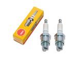 Set Di Candele Ngk 2X BR8HS Con Soppressione Delle Interferenze, Filettatura Corta 12,7 Mm Ø 14,0 Mm Esagono 20,8 Mm, Distanza Tra Gli Elettrodi 0,75 Mm, Potere Calorifico 8, 4322 / 4915 / 4967 / 6715