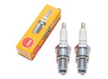 Set Di Candele Ngk 2X B7ES, Filettatura Lunga 19,0 Mm Ø 14,0 Mm Esagono 20,8 Mm, Distanza Tra Gli Elettrodi 0,75 Mm, Potere Calorifico 7, 1111 / 2877